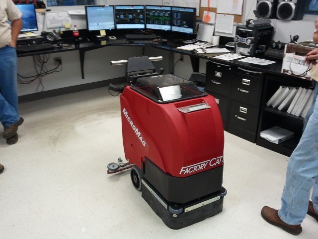 Factory Cat MicroMag Floor Scrubber